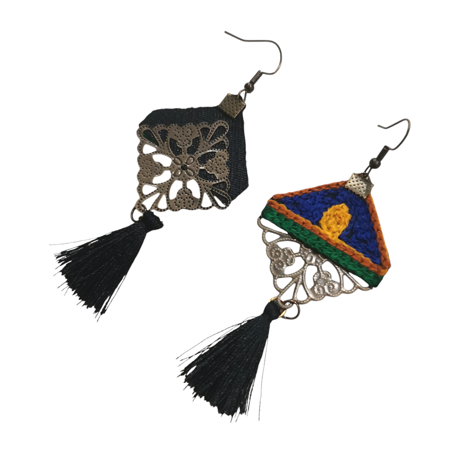 Boucles d'oreilles "Iran" bleu - Cose di Bottega