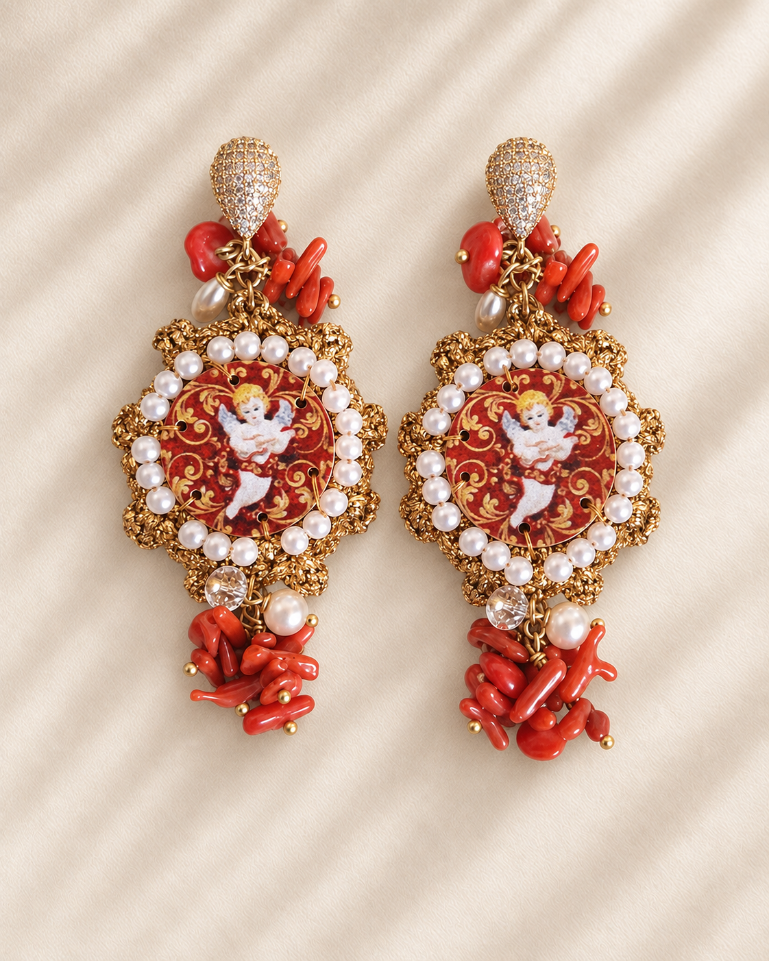 Angel earrings