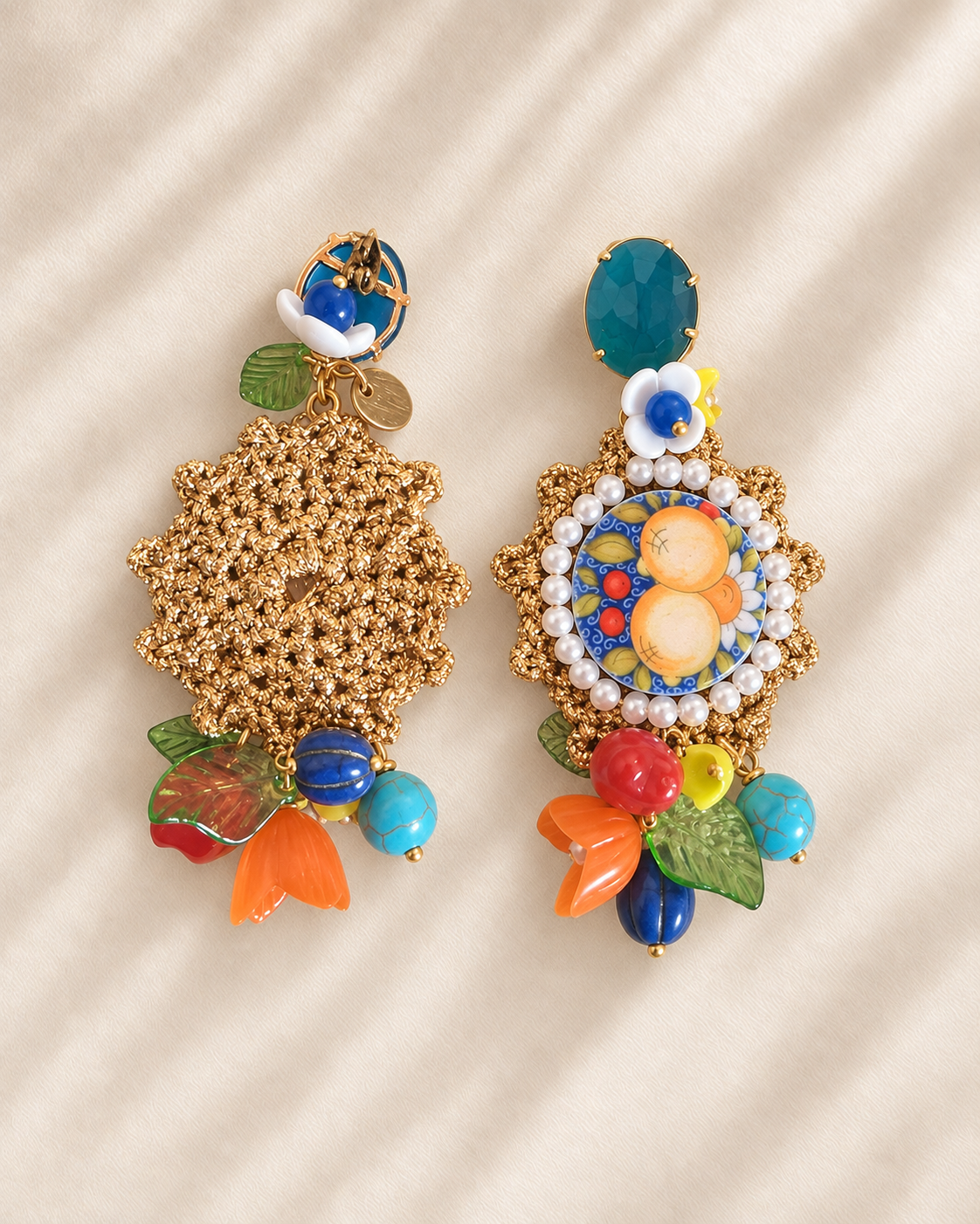 Mediterranean Lemon Earrings