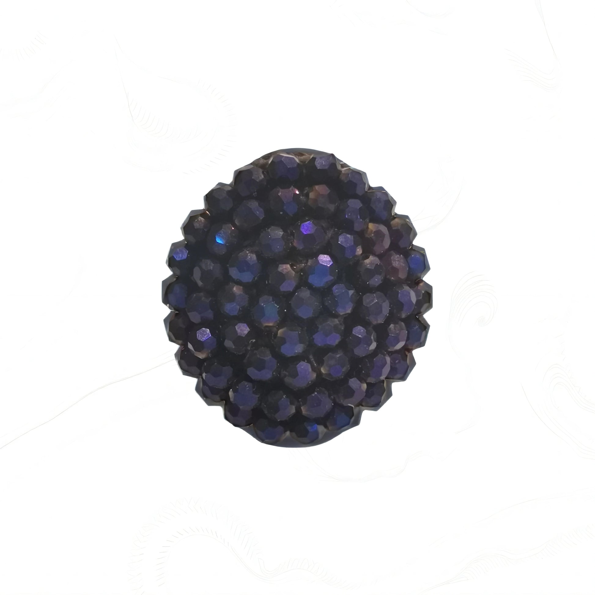 Bague Élégante en Cristal Bleu Nuit - Cose di Bottega
