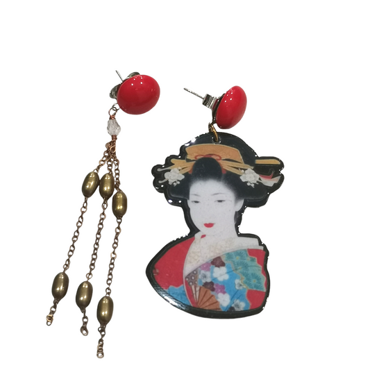 Orecchini "Memoirs of a geisha" - Cose di Bottega