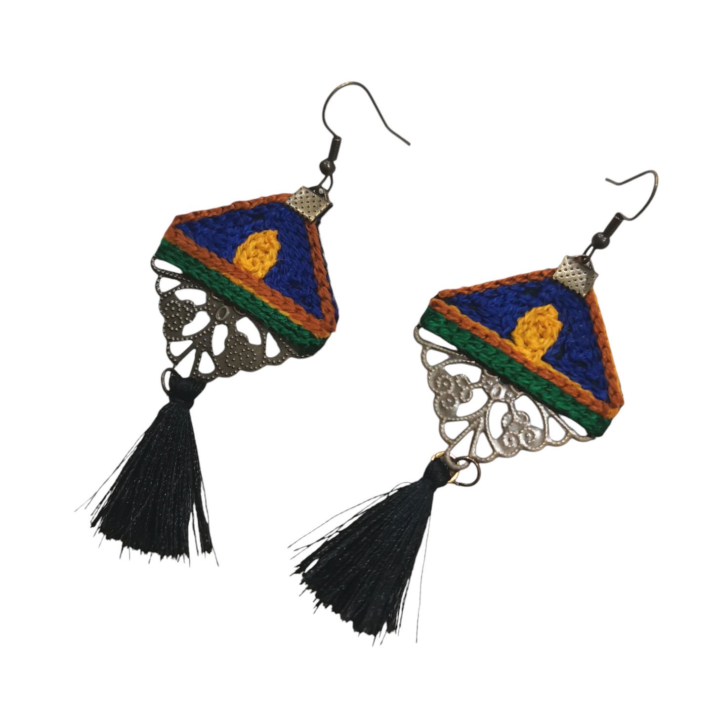 Boucles d'oreilles "Iran" bleu - Cose di Bottega