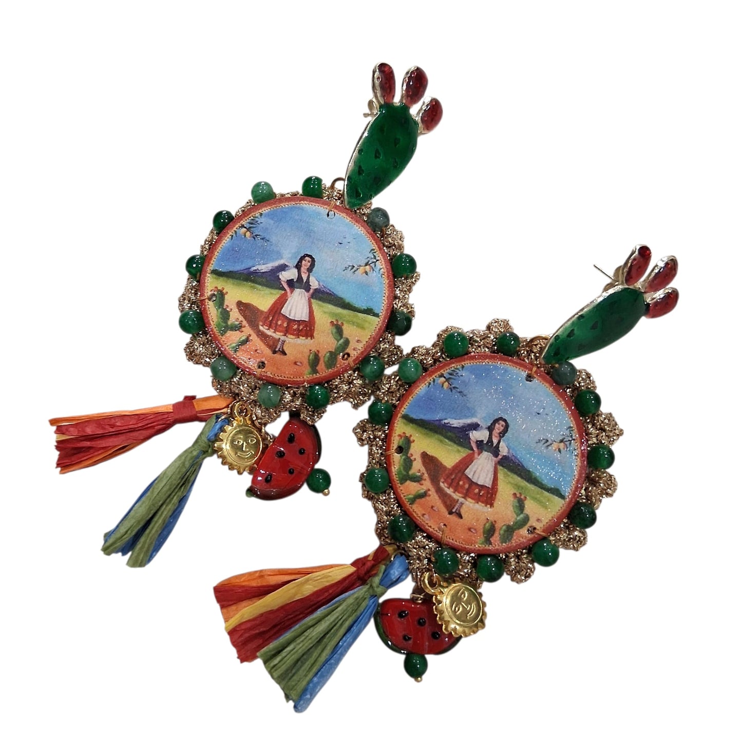 Boucles d’oreilles artisanales “Sicile”