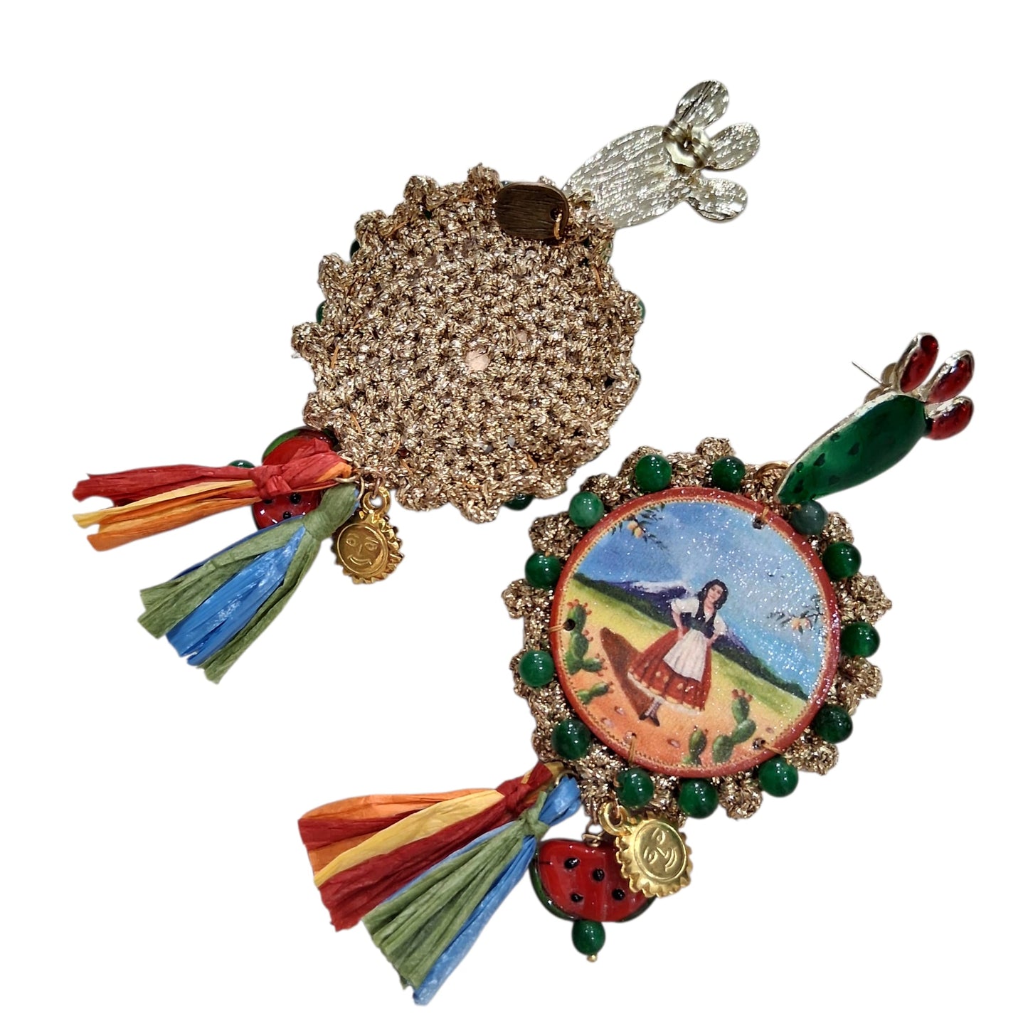 Boucles d’oreilles artisanales “Sicile”